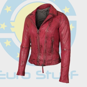 Dip Washed Sheepskin Leather Jacket
