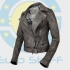 Biker Classic Wax Washed Lambskin Leather Jacket